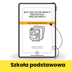 Roczny plan pracy pedagoga specjalnego 2026/2027 – szkoła podstawowa